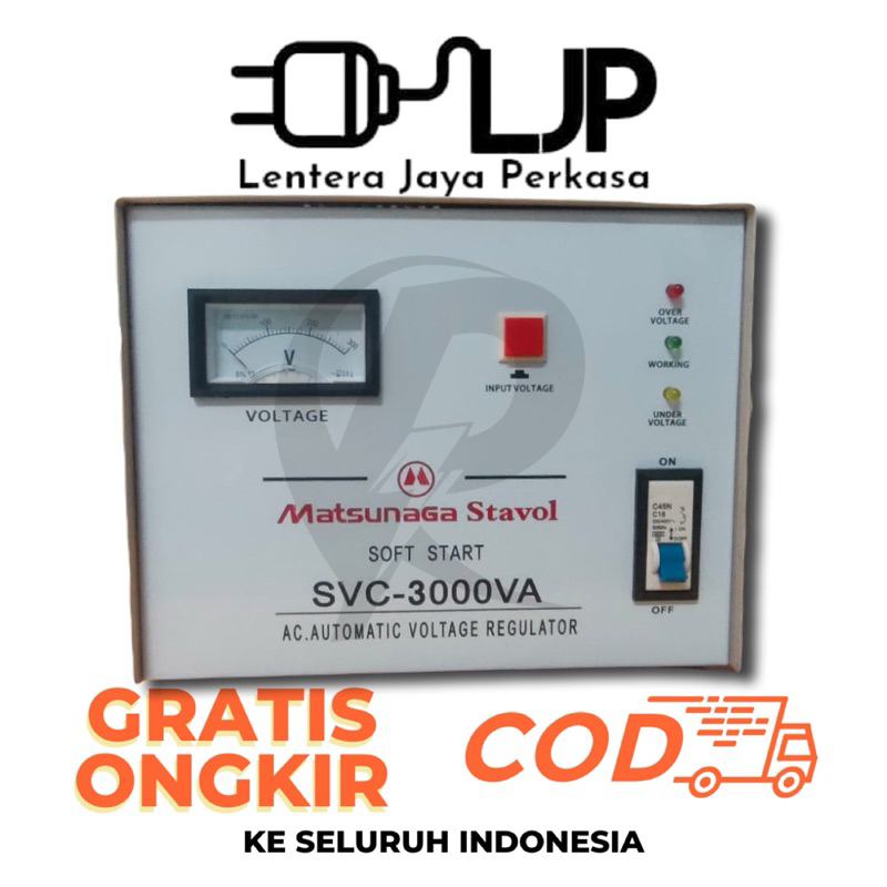 STAVOL MATSUNAGA 3000 WATT / STABILIZER MATSUNAGA 3000 WATT