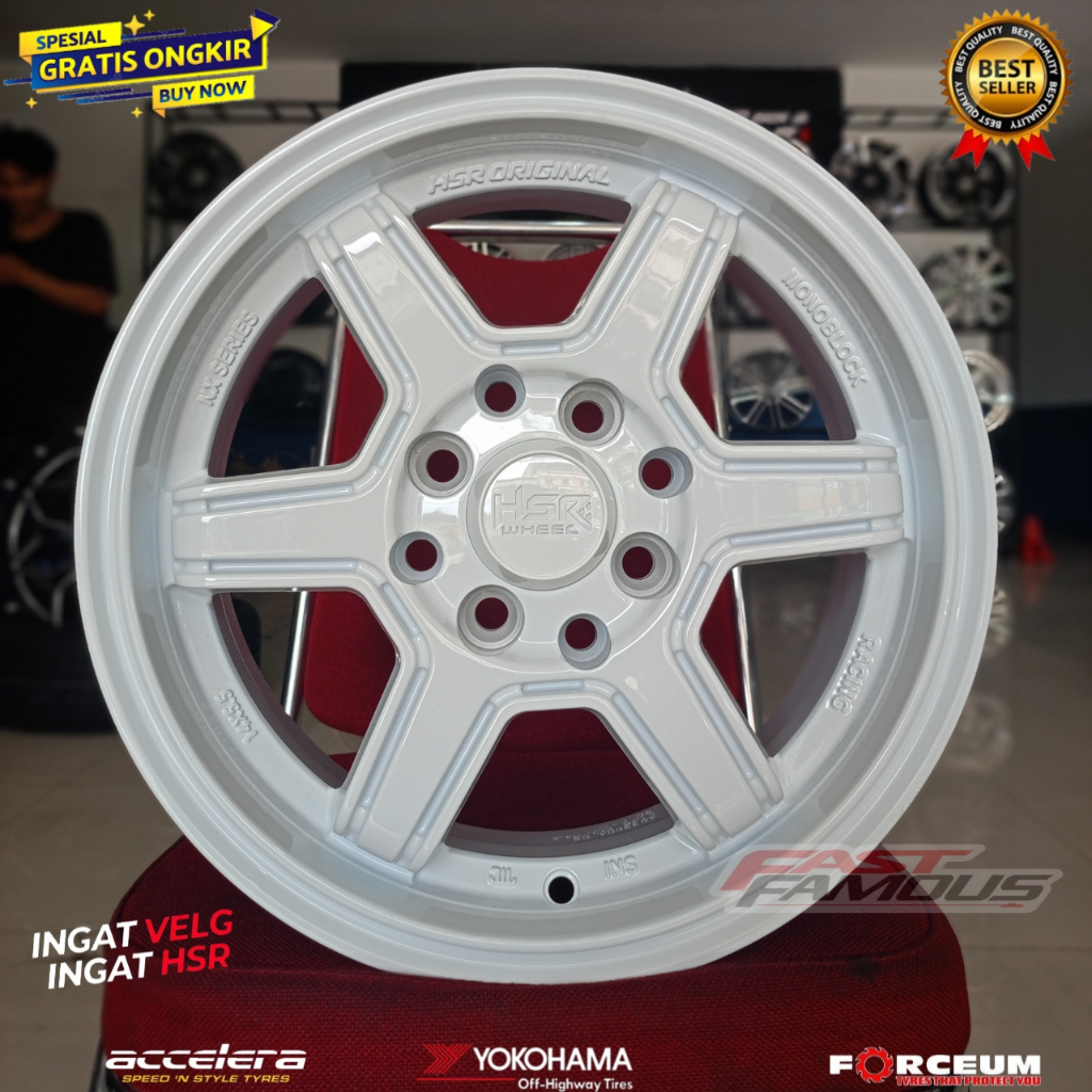 Velg mobil ring 14 lebar 5,5 rata hsr minas bisa untuk Karimun, Calya, sigra dll