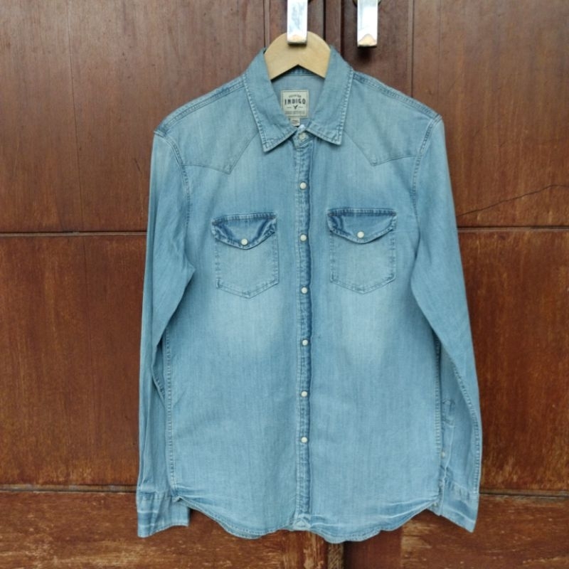 American Eagle Western Denim Shirt