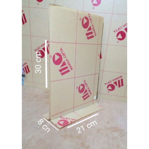 

akrilik tempat brosurbarcode A4 3 x 21 cm