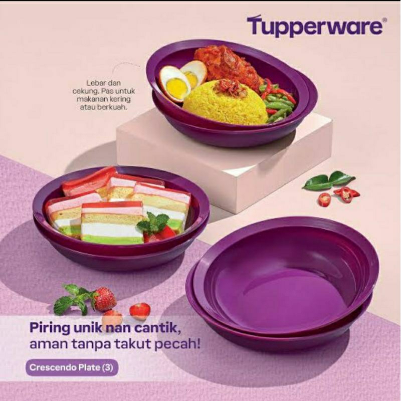 Crescendo Plate Tupperware