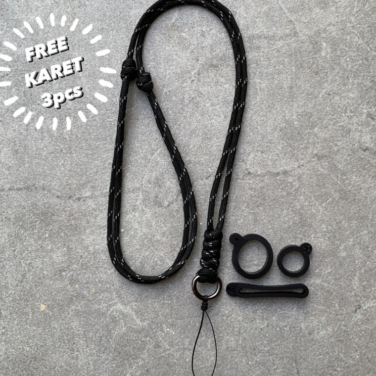 

Terlaku Lanyard Tali Paracord Kalung Diameter 4mm