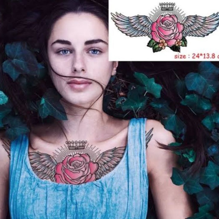 Essential Tato Temporer Tattoo Temporary Dada Pungg Seri BC 41