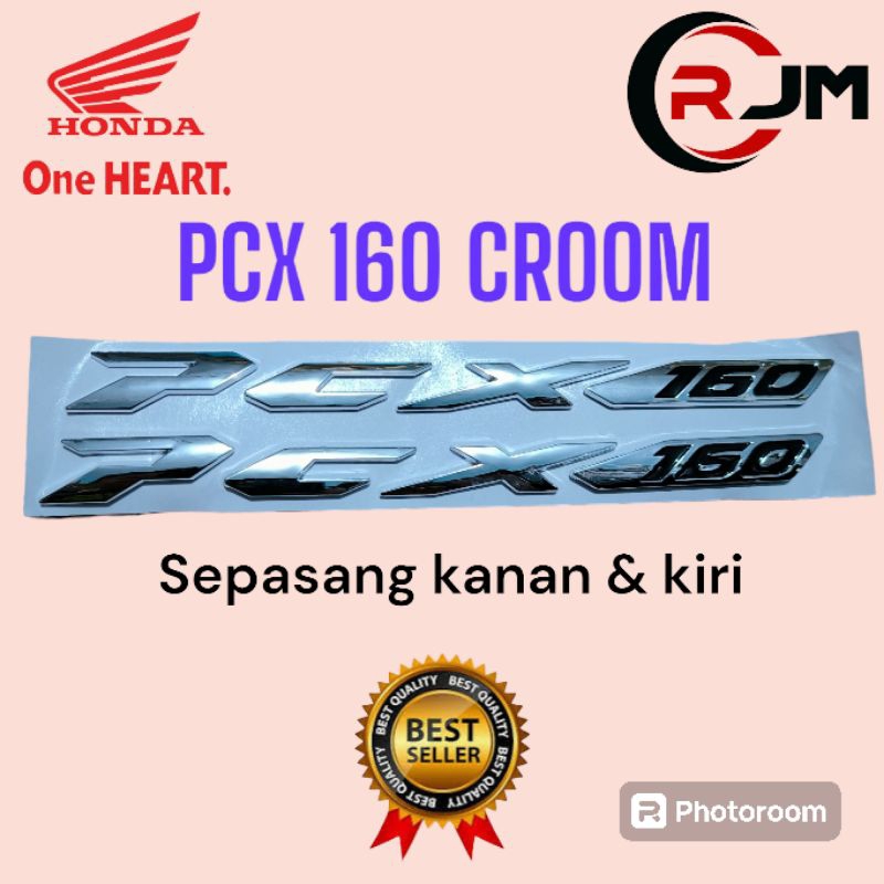 EMBLEM PCX 160 CROOM EMBLEM 3D PCX 160 EMBLEM BODY PCX 160 CROOM