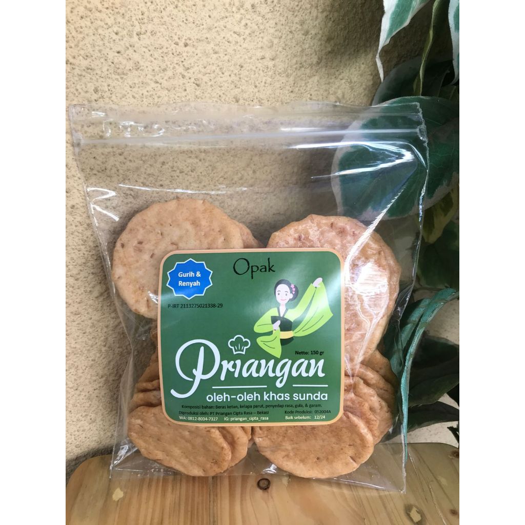 

Opak Priangan Kemasan Plastik 150gr