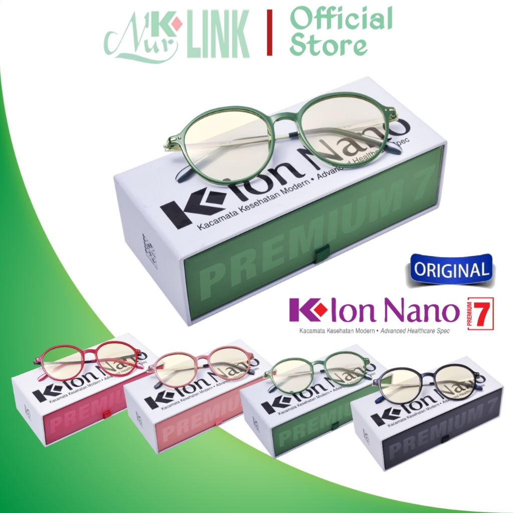 Kacamata kesehatan terapi mata plus minus ion nano 7 original