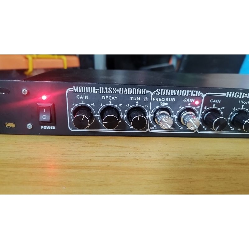 PREAMP kendang KB 300 /  modul bass Hadroh / subwoofer / crossover 2/3way  (5 in 1)