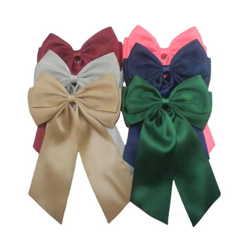 Jepit Rambut / Hair Clip - Long Tail Hair Ribbon Satin Bow