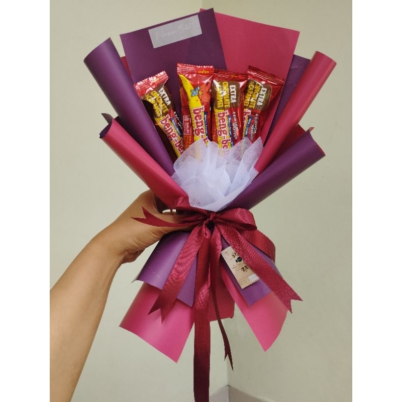 

Buket Coklat Beng-Beng isi 4 pcs