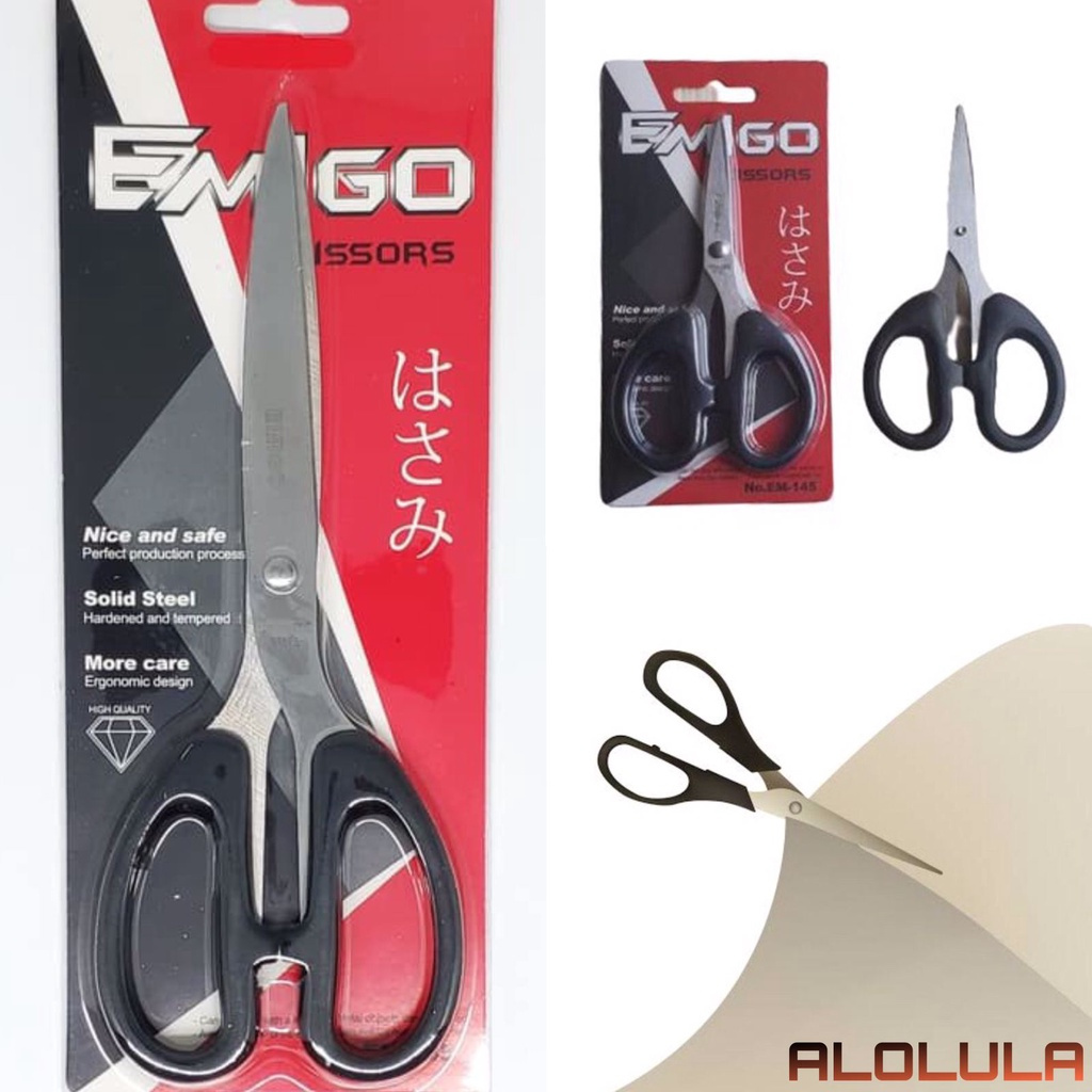 

Gunting Kertas / Gunting Emigo / Gunting Serbaguna / Gunting Kertas Emigo / Gunting Emigo Besar / Gunting Emigo Kecil