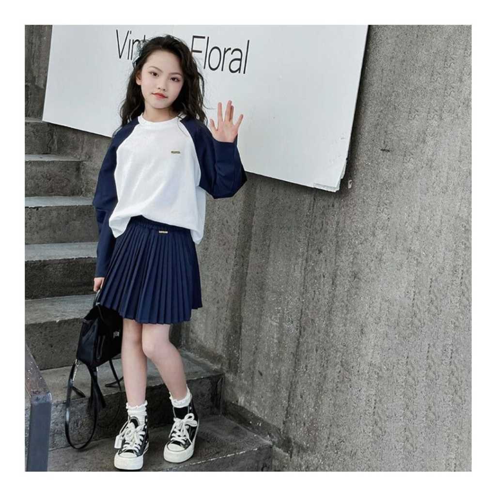 SETELAN ANAK PEREMPUAN - BAJU KOREA STYLE ANAK IMPORT A4-156
