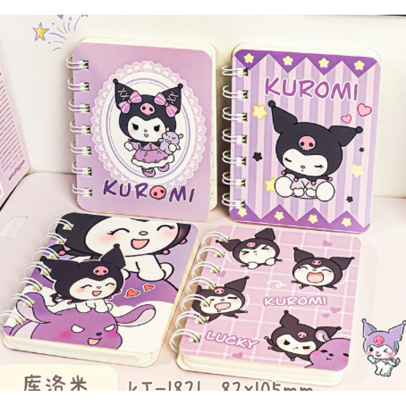 

Buku Tulis Notebook Binder Mini A7 Motif SANRIO Cinnamoroll Kuromi