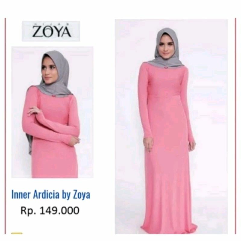 ZOYA -BUSAN DALAMAN GAMIS INNER ADRICIA by ZOYA ORIGINAL (COD)