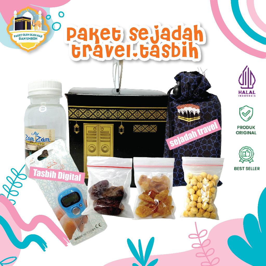 

Paket Oleh Oleh Haji dan Umroh + Sejadah Travel + Tasbih Digital Ekonomis