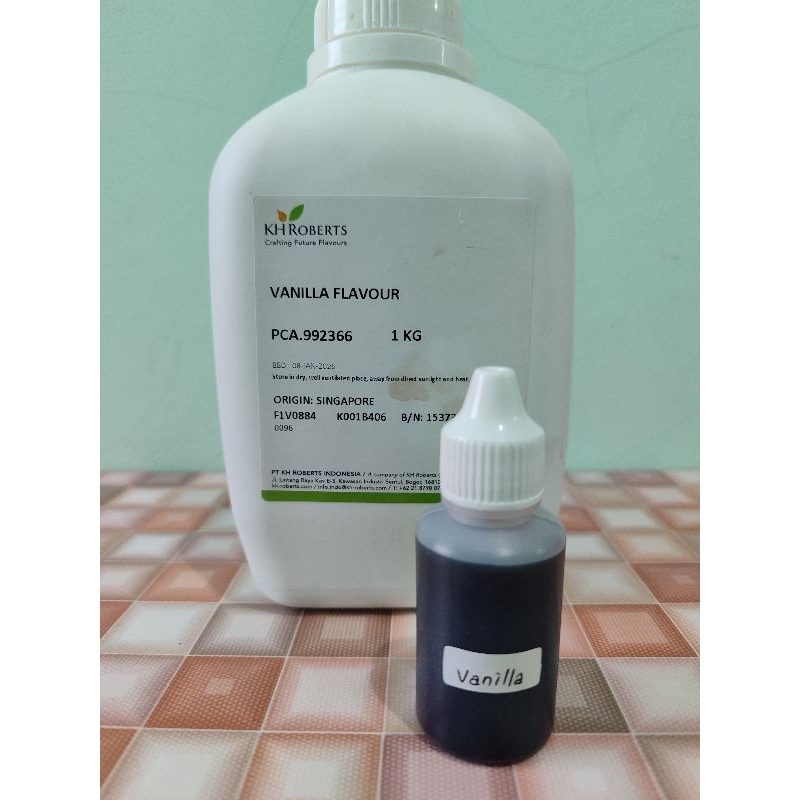 Essen/biang Vanilla pavour KH robert singapura repack 10-30ml