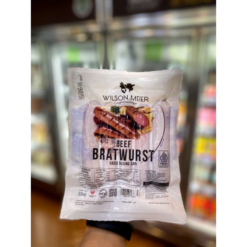 

*BELI 2 FREE 1* WILSON MEIER BRATWURST 250G