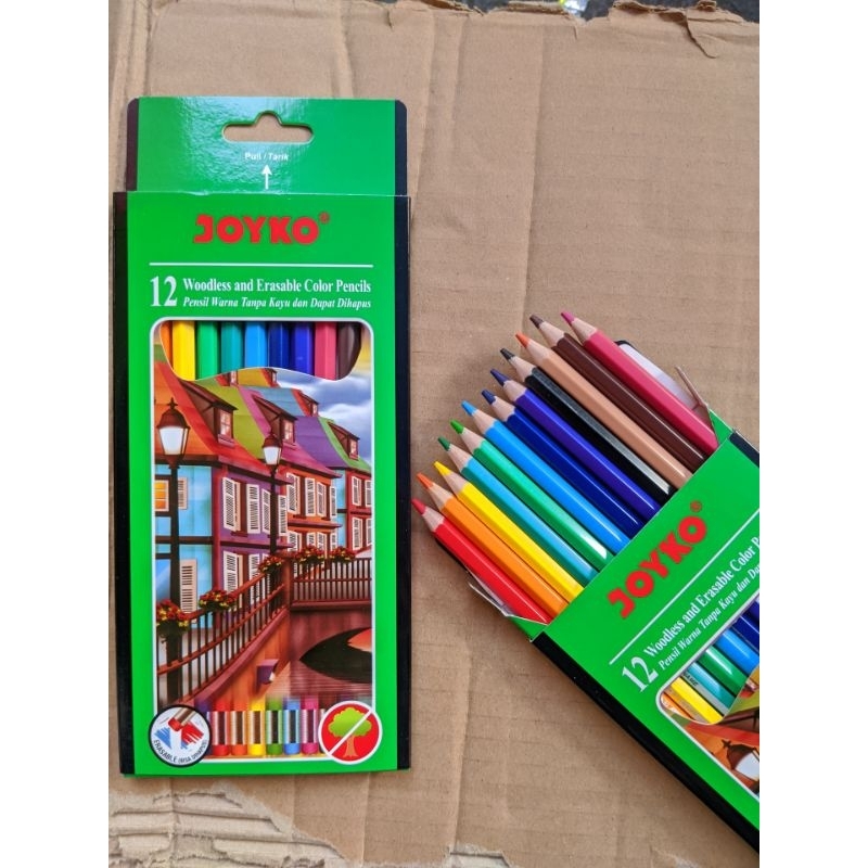 

Pensil warna clear ERASABLE 12