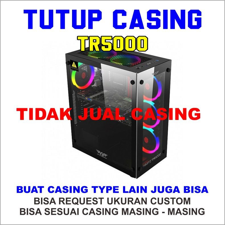 SIDE PANEL CASING PC ARMAGEDDON NIMITZ TR5000 TUTUP