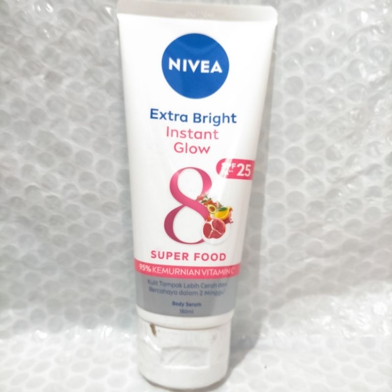 Nivea Extra White Body Serum Instant Glow Body Lotion 180ml SERUM INSTANT GLOW