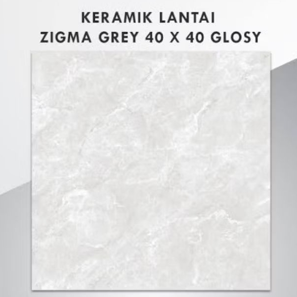 Keramik 40x40 glossy Zigma Grey