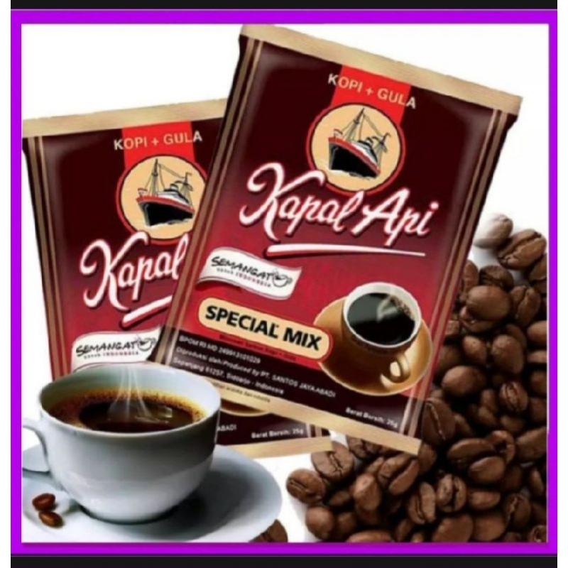 

Kopi kapal api special mix renteng 10 sachet