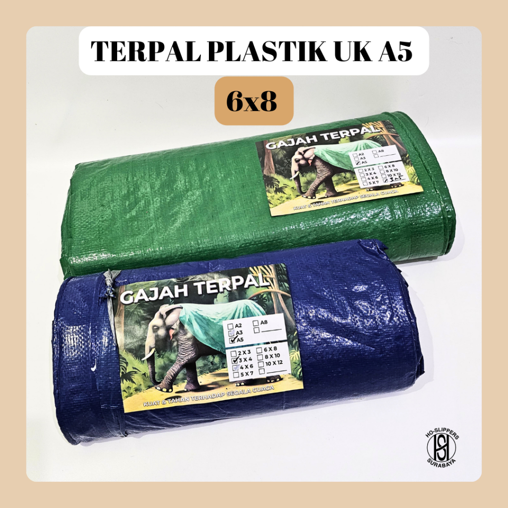 TERPAL PLASTIK A5 UK 6X8  / TERPAL PLASTIK / TERPAL A5