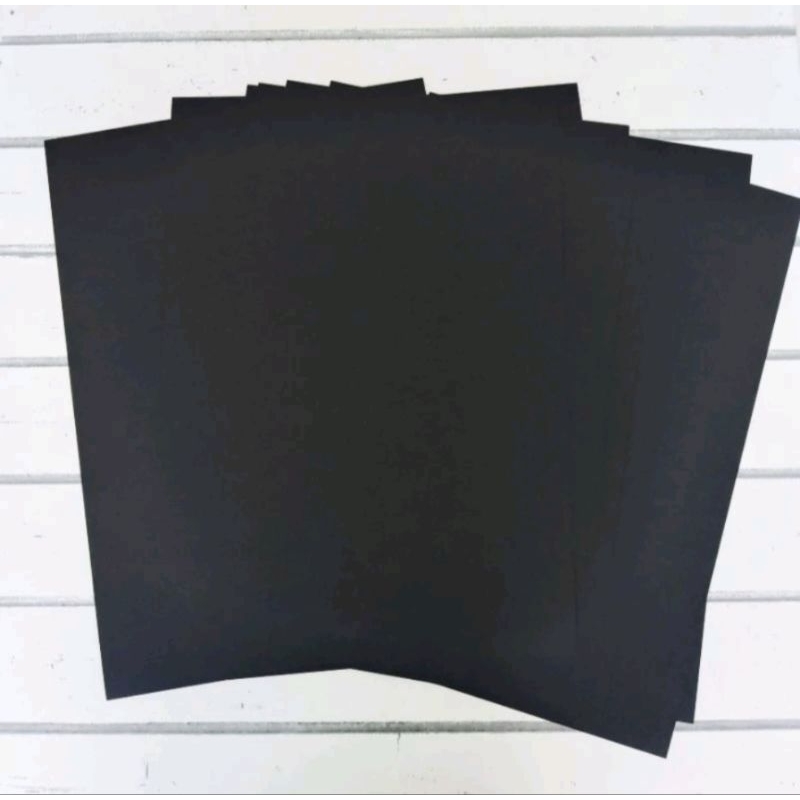 

Kertas HVS Hitam Ukuran A4 dan Folio isi 10 dan 20 lembar - HVS Black Paper size A4