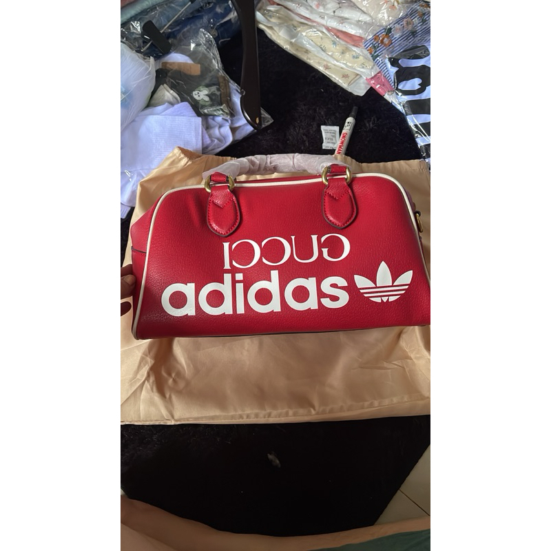 TAS GUCCIII X ADIDAS MANTUL KULIT ASLI