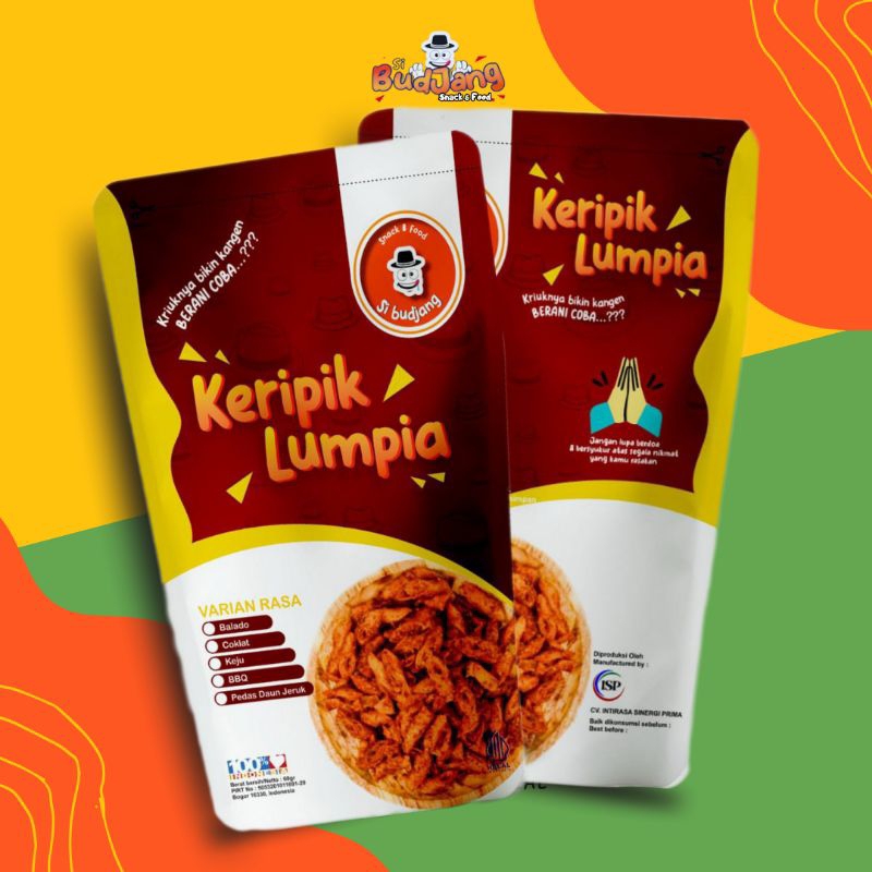 

Keripik Lumpia Si Budjang Pedas Daun Jeruk