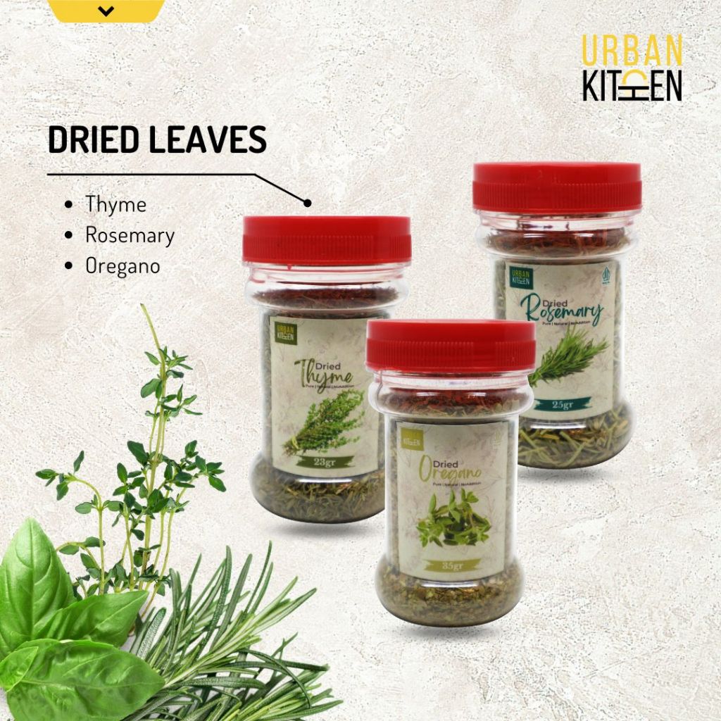 

Urban Kitchen Dried Leaves Herbs Oregano / Rosemary / Thyme