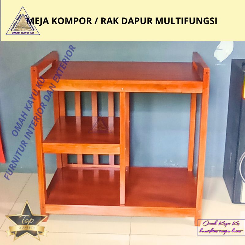 MEJA DAPUR ESTETIK, MEJA DAPUR PORTABLE ,RAK GALON DAN DISPENSER