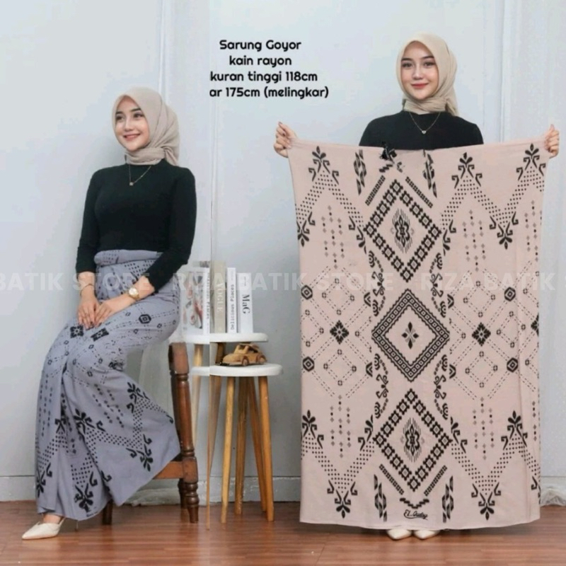 Sarung Batik Goyor Santung - Sarung goyor wanita santriwati