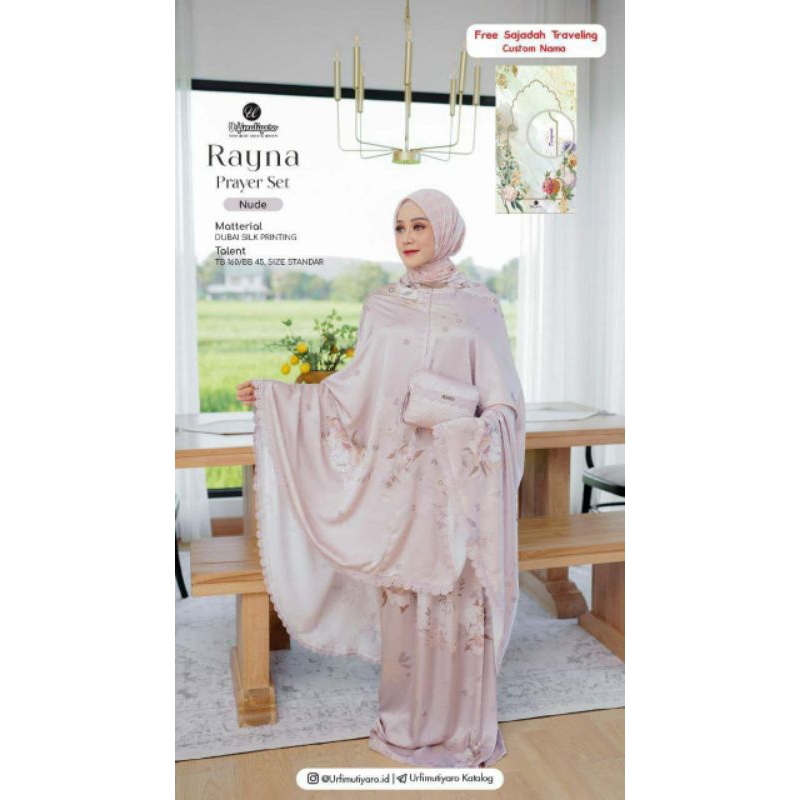 RAYNA PRAYER SET FREE SAJADAH TRAVELING NO NAME BY URFIMUTIYARO