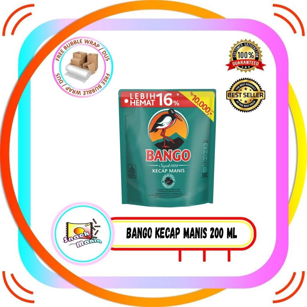 

BANGO Kecap Manis Pouch Refill ~ 200 ml