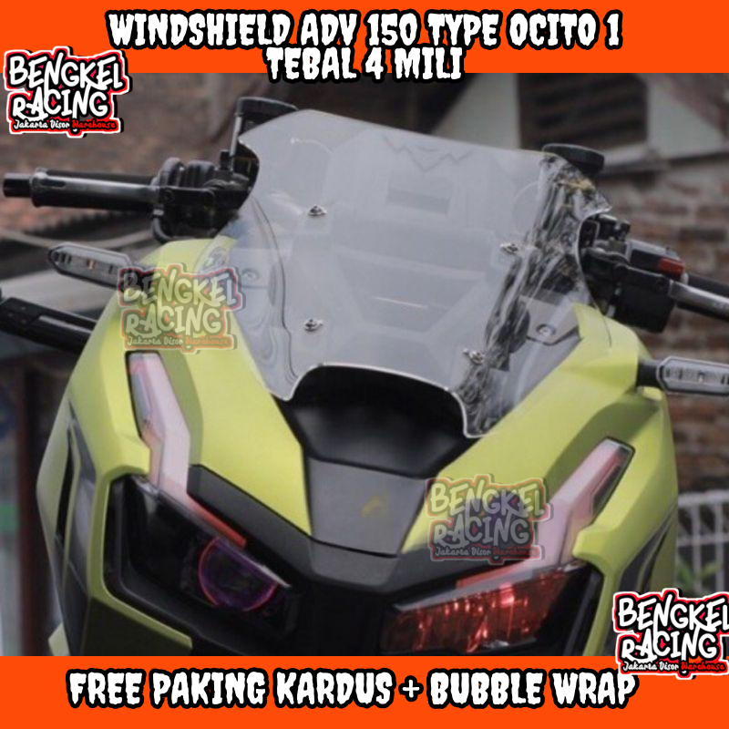 WINDSHIELD ADV 150 TYPE OCITO 1 . VISOR ADV 160 SPORTY OCITO