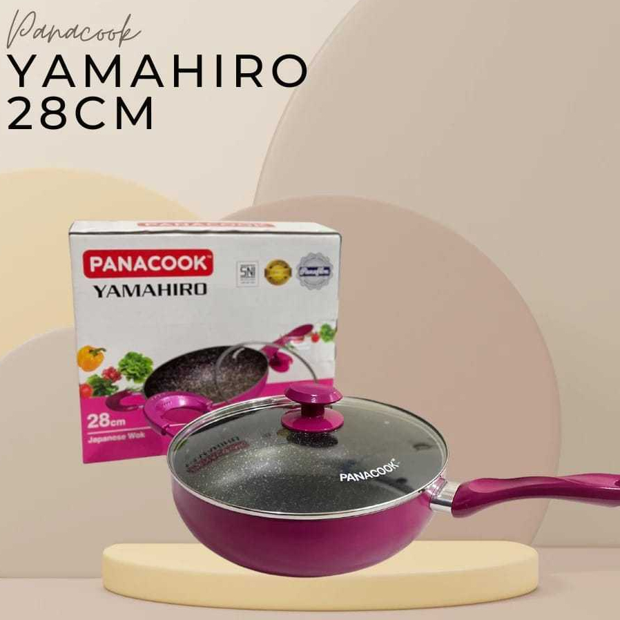 TERMURAH Wok Pan Marble Panacook Merk Yamahiro