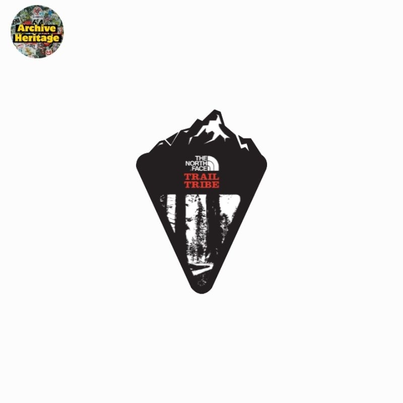 

sticker TNF The North Face Trail Tribe logo mountain stiker