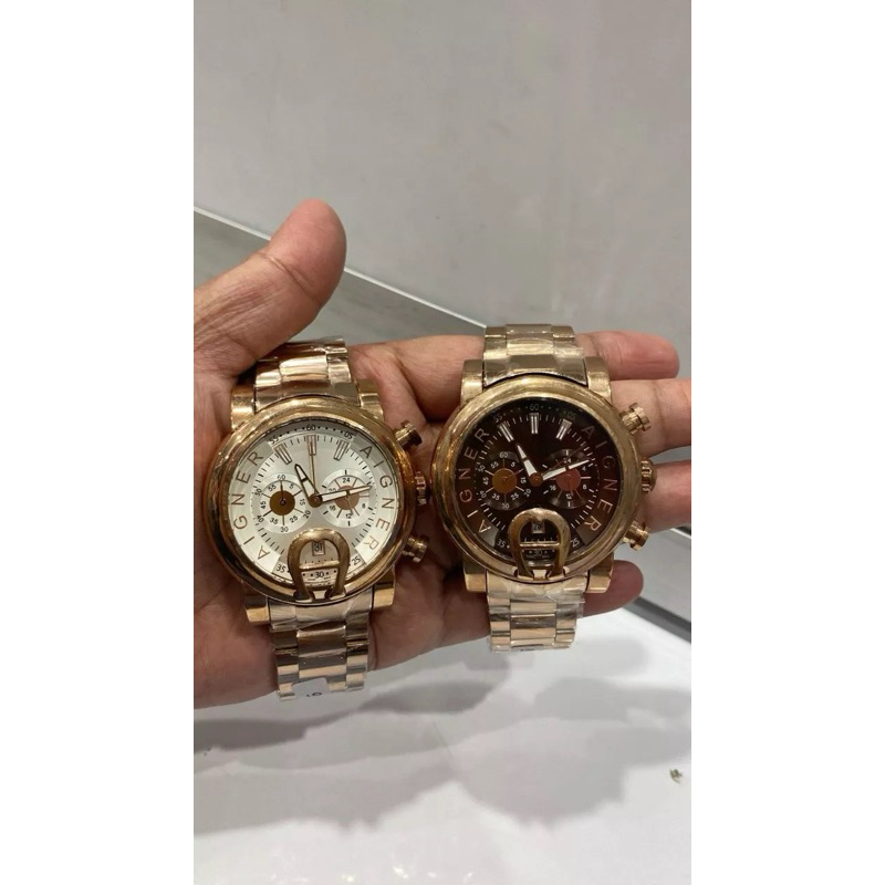 AIGNER WATCH UNISEX WITH BOX LENGKAP ORIGINAL