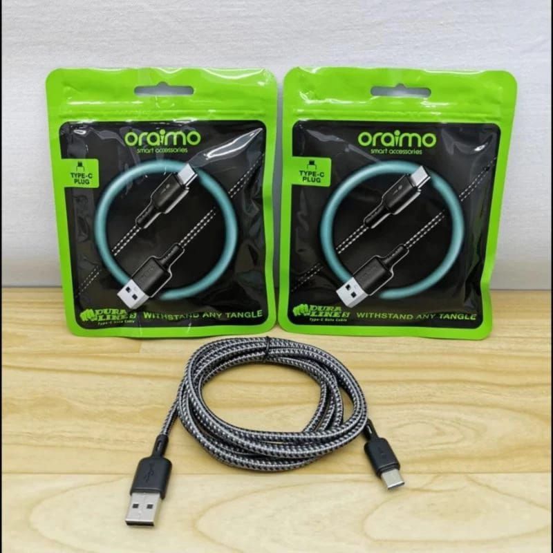 Oraimo Data Cable Android Braided Fast Charging 5V 2,1A Micro/type C kabel Charging 1,5m OCD-M29N/OC