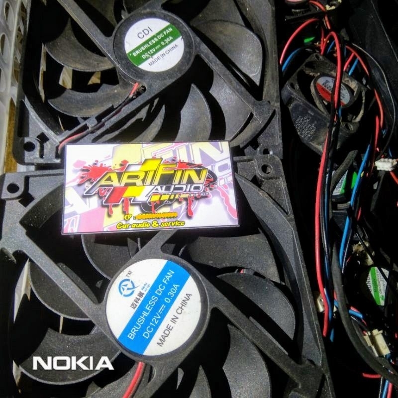 Arifin audio - Kipas Fan Brushless High Speed DC 12V 12x12 12cm
