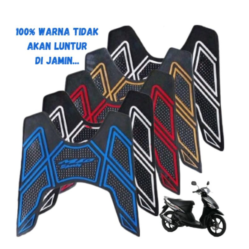 karpet motor mio sporty / pijakan kaki motor yamaha mio old