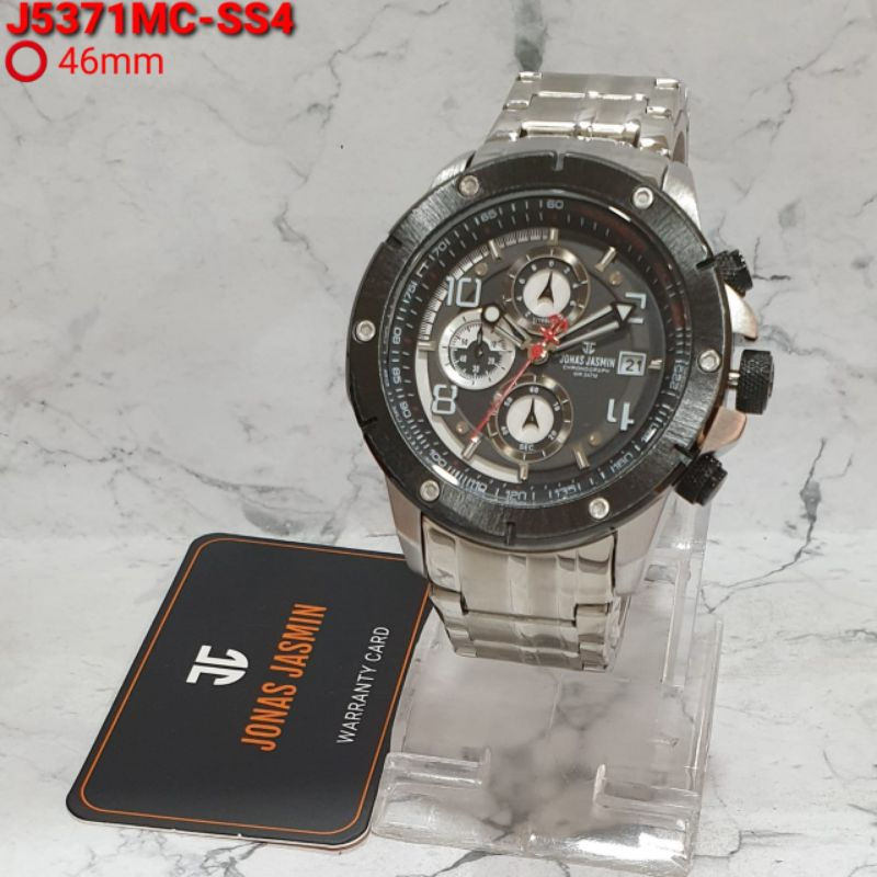 Jam Tangan Jonas Jasmin Jet Angka Chronograph ET-5371UUX / Jam Tangan Tali Rantai Tanggal Aktif Diam