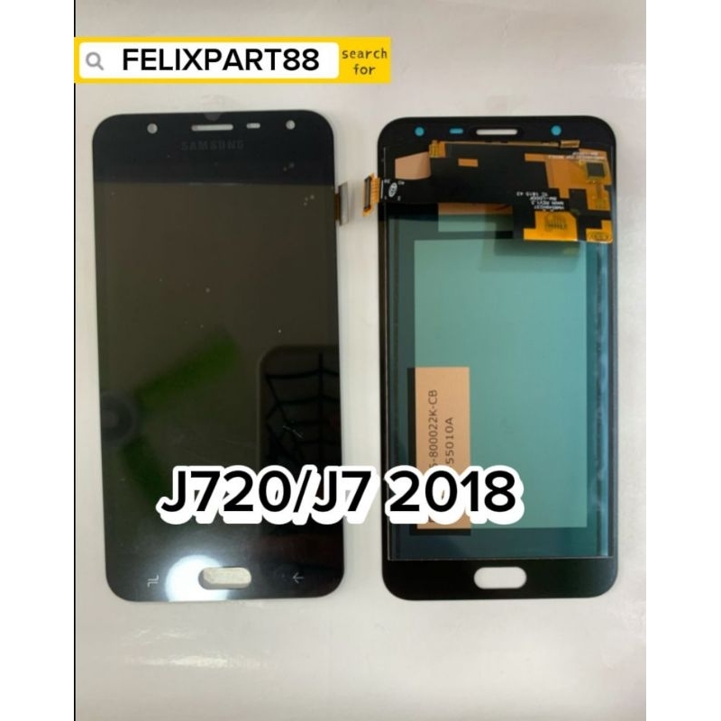 LCD + TOUCHSCREEN SAMSUNG GALAXY J7 DUO J720 J7 2018 LCD + TS FULLSET J720