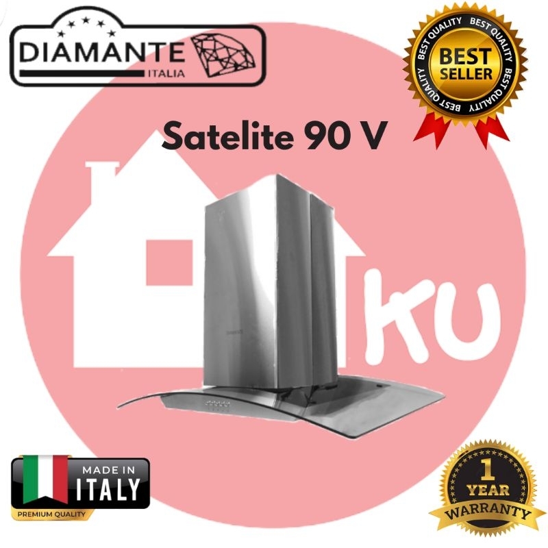 Cooker Hood Diamante Satelite 90 V Island Hood
