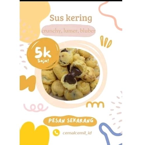 

KUE SUS KERING/SUS COKLAT/KUE SUS KERING RENYAH