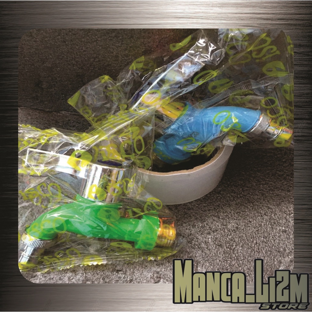 kran air taman drat kuningan 1'2inch / kran air dapur isco / kran air plastik drat kuningan