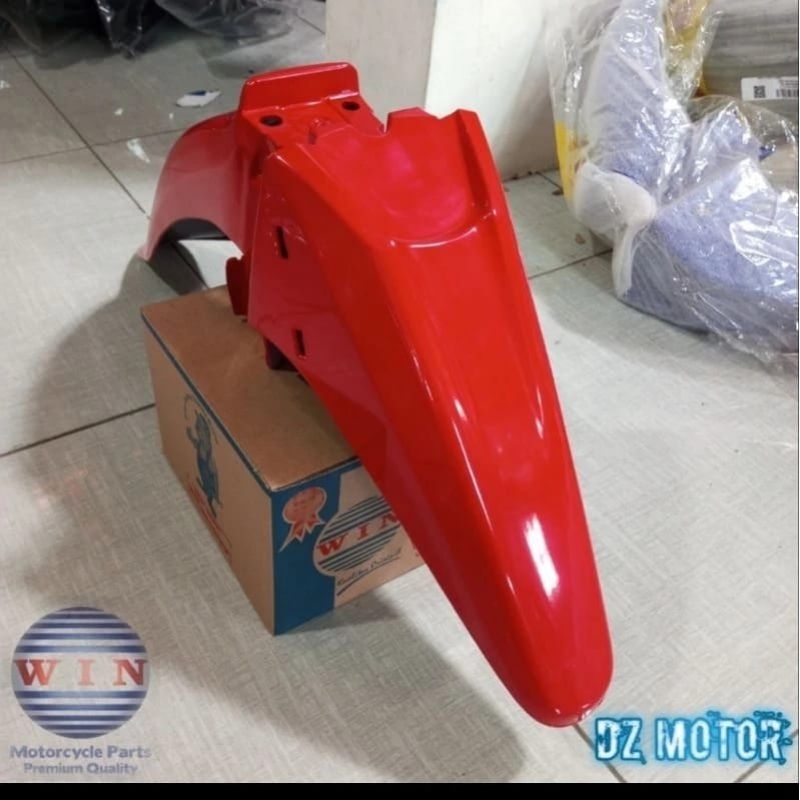 Cover Spakbor Depan// Cover tutup Sok Warna Merah motor Yamaha Vega R Pnp Lama