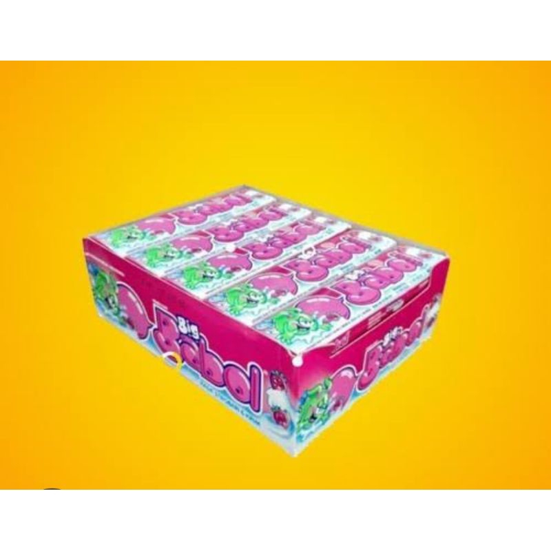 

big babol stik strawberry box