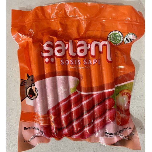 

Salam Sosis Sapi 500g (Berbahan Sapi, Bukan Ayam) isi 15bj