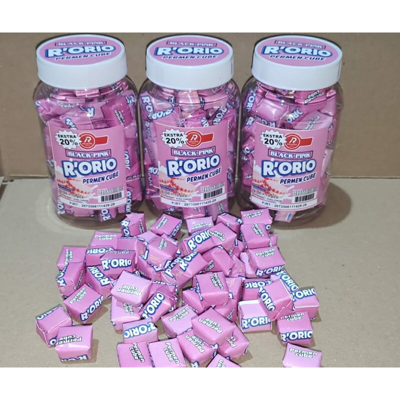 

Permen Cube Orio Black Pink Termurah 1 toples isi 60 pcs